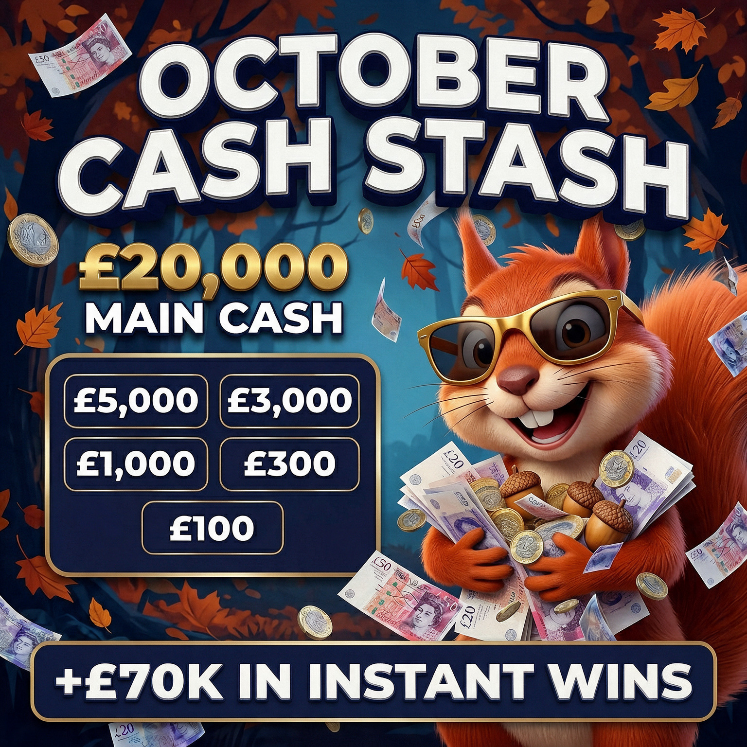 October Cash Stash