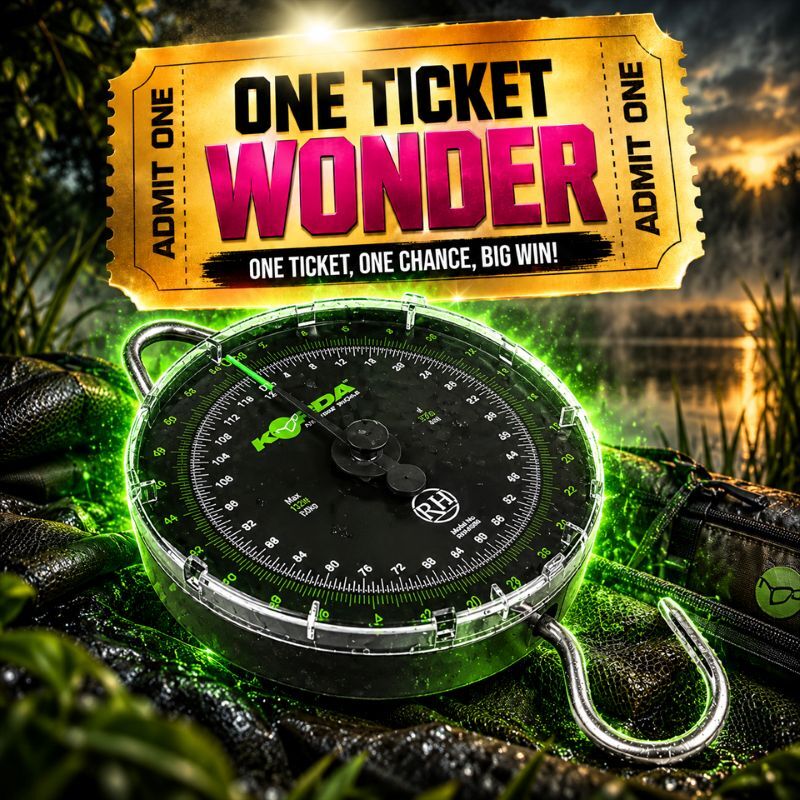 Korda Dial Scales – Carpy Green 60lb/2oz – ONE TICKET WONDER