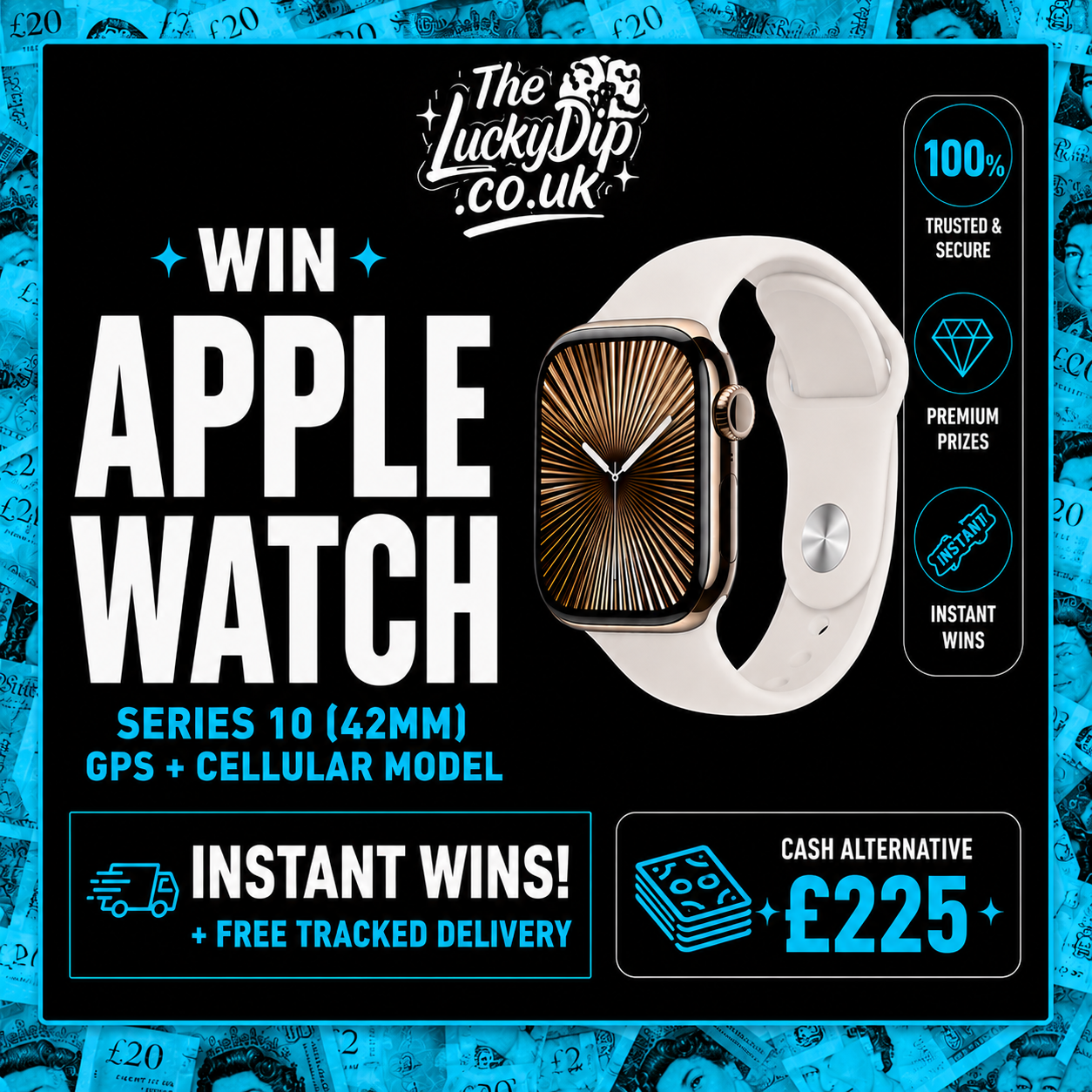 WIN AN APPLE WATCH SERIES 10! + INSTANT WINS!